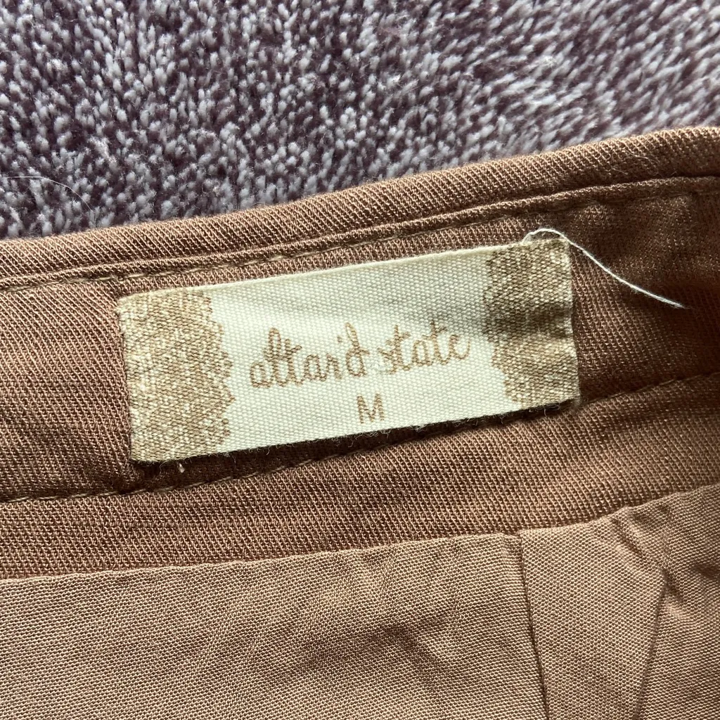 Altar'd State Tan Ruffle Skorts - Image 2