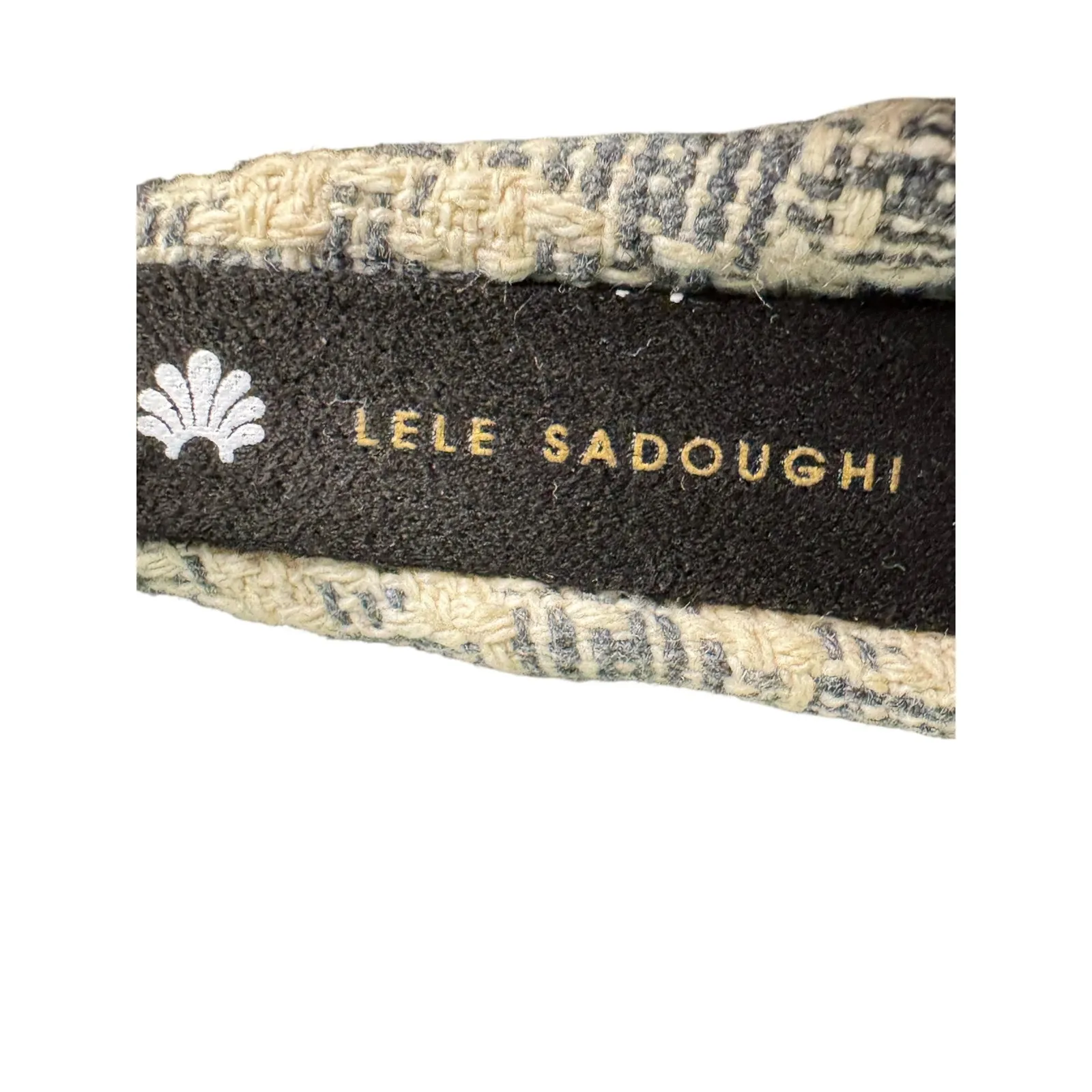 Lele Sadoughi NWT Crystal Snowflake Knotted Headband w/Dust Bag - Image 9