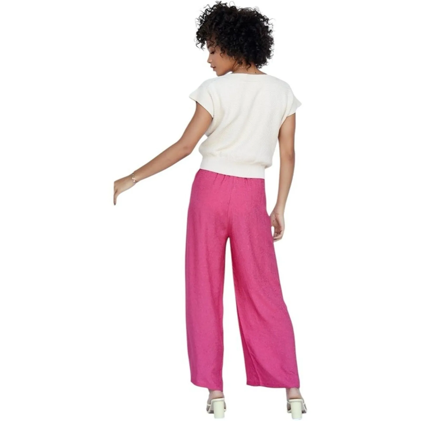 Callahan Elora Top Sweater Boatneck Knit Cream Womens sz S preppy old money - Image 8