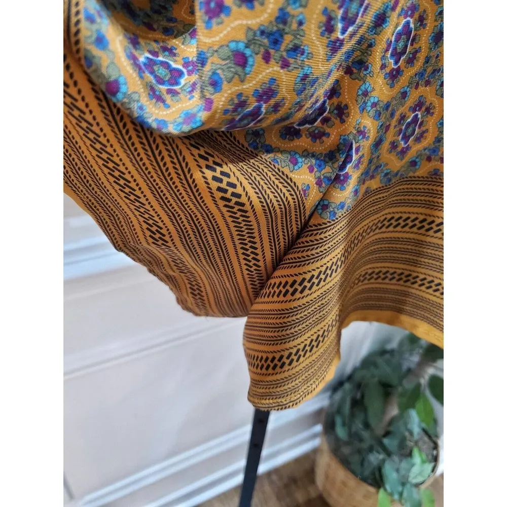 Peppermint Women's Floral Polyester Round Neck Long Sleeve Casual Romper Size M - Image 5