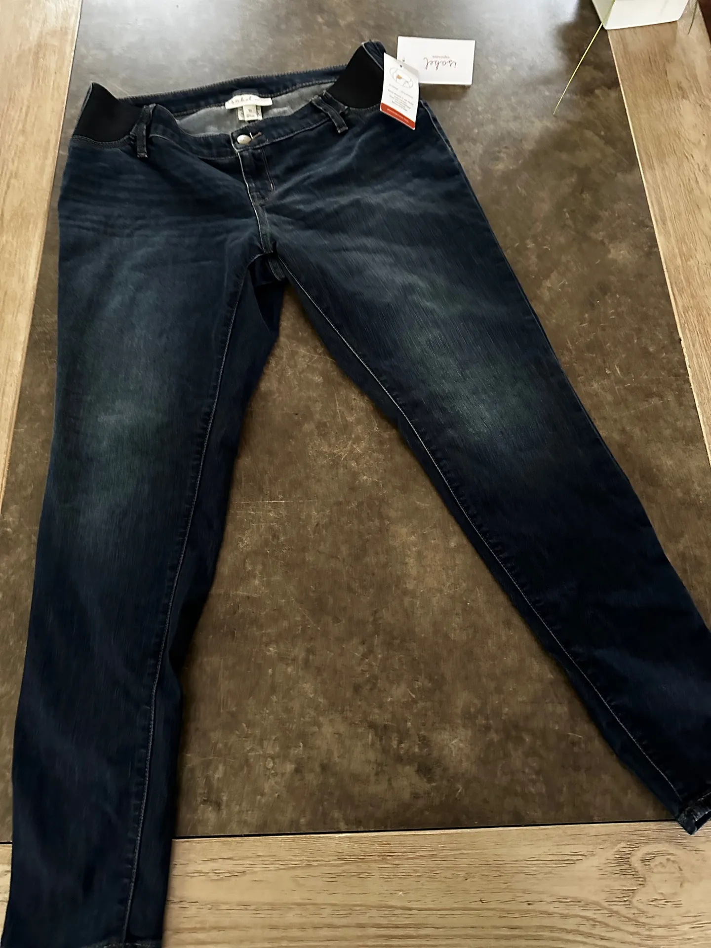 Under Belly Skinny Maternity Jeans - Isabel Ingrid super stretch - Image 6