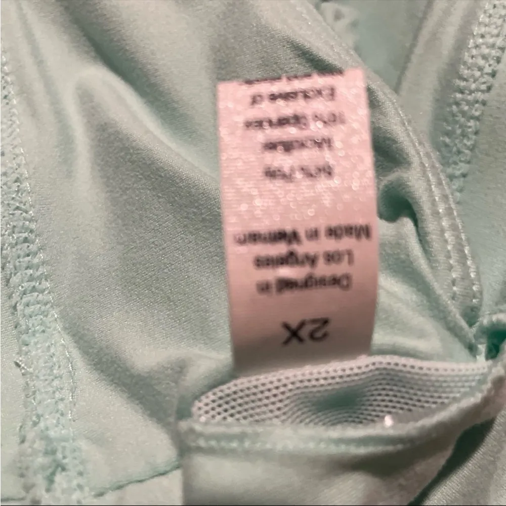Mint Green Women's Sports Bra Size 2X - Image 2