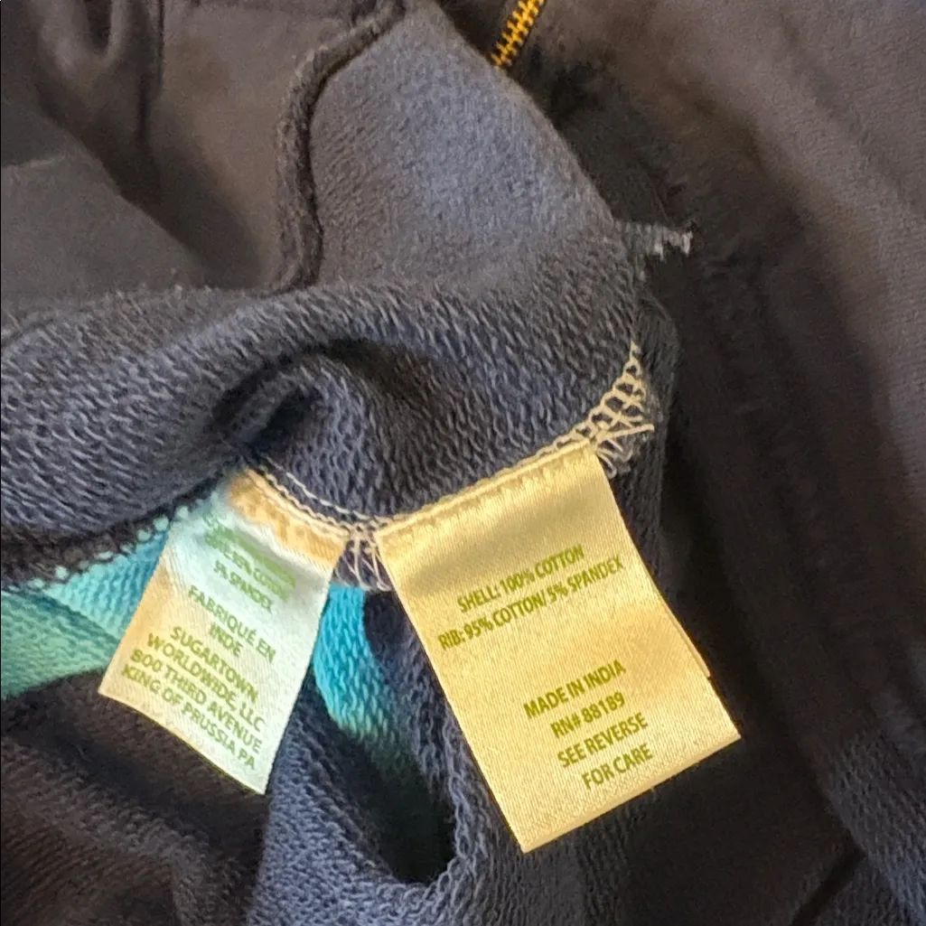 Lilly Pulitzer Luxletic Beach Comber Pullover Tunic Top Medium Navy Colorblock - Image 7