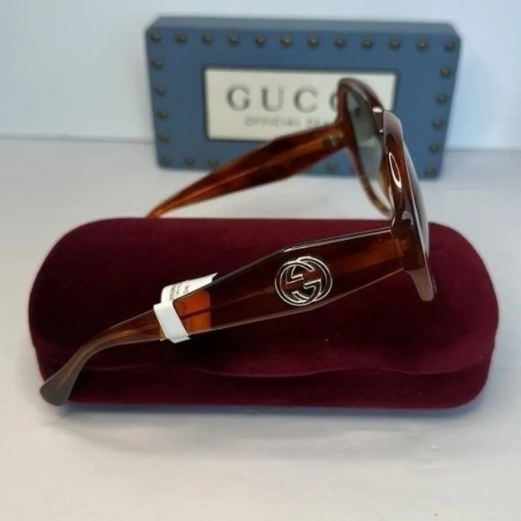 New Authentic GUCCI GG0796S-003\ Oversized Octagonal Sunglasses - Image 7