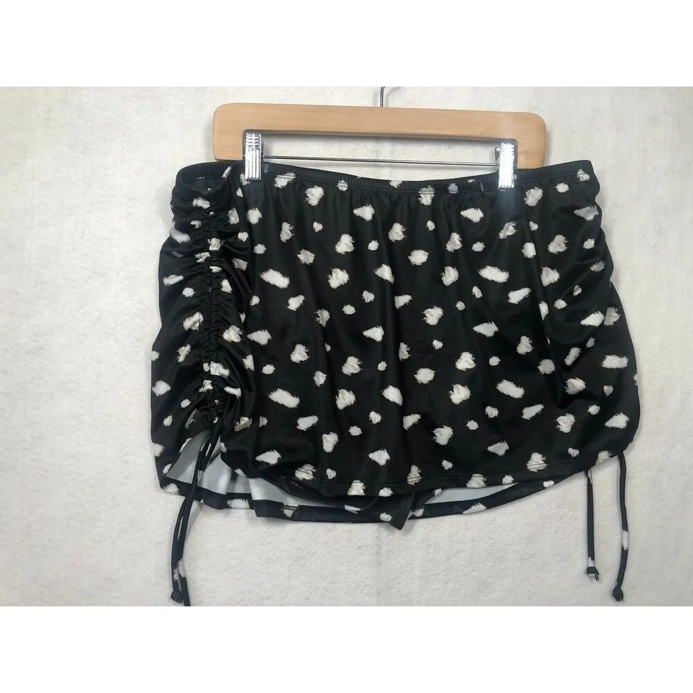 Swim by Cacique 2 Pc Swimsuit Lightly Lined No Wire Top + Swim Skirt Women's 18 - Image 6