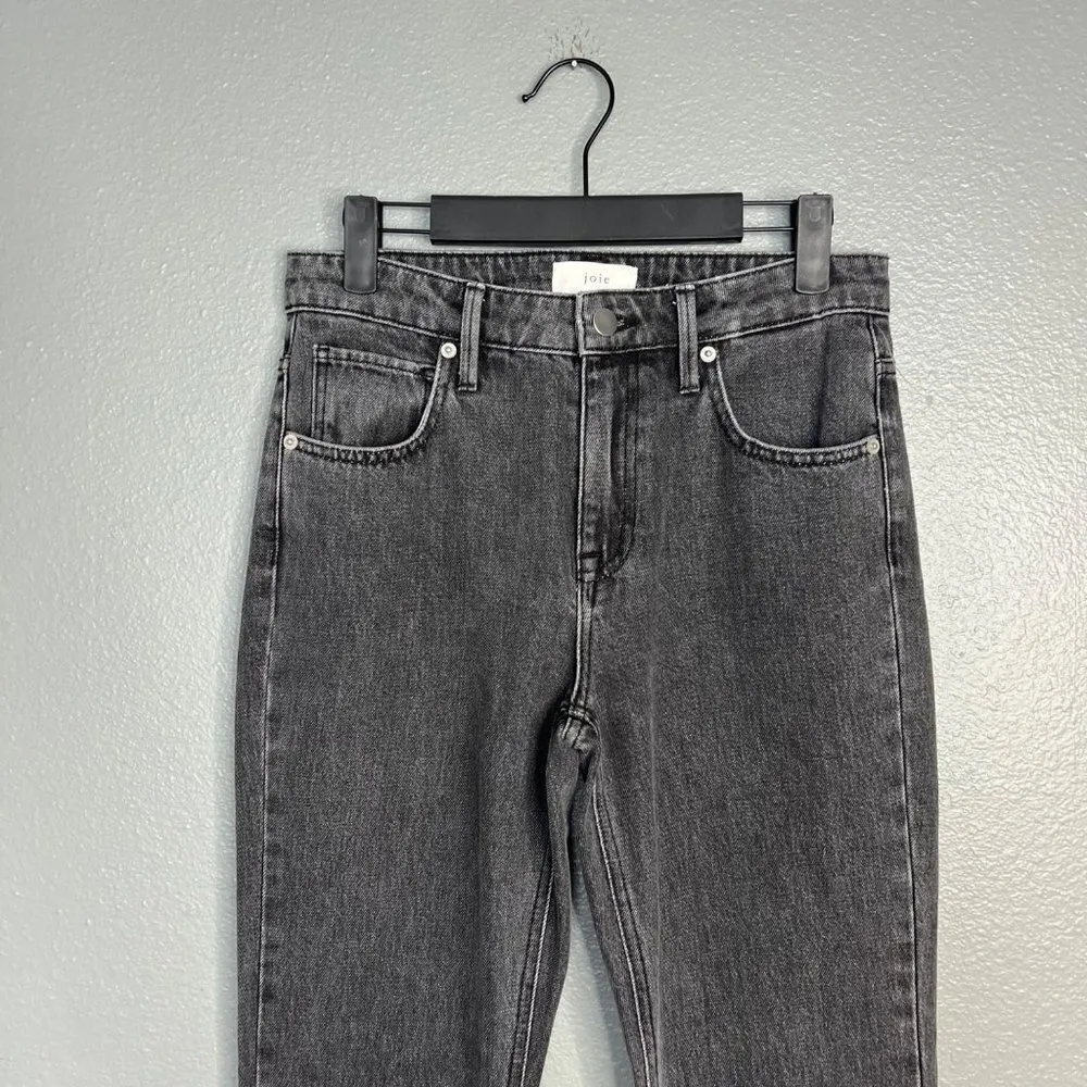 NWOT Joie High Rise‎ Split Hem Flare Leg Jeans Gray 27 Waist Long 35" Inseam - Image 3