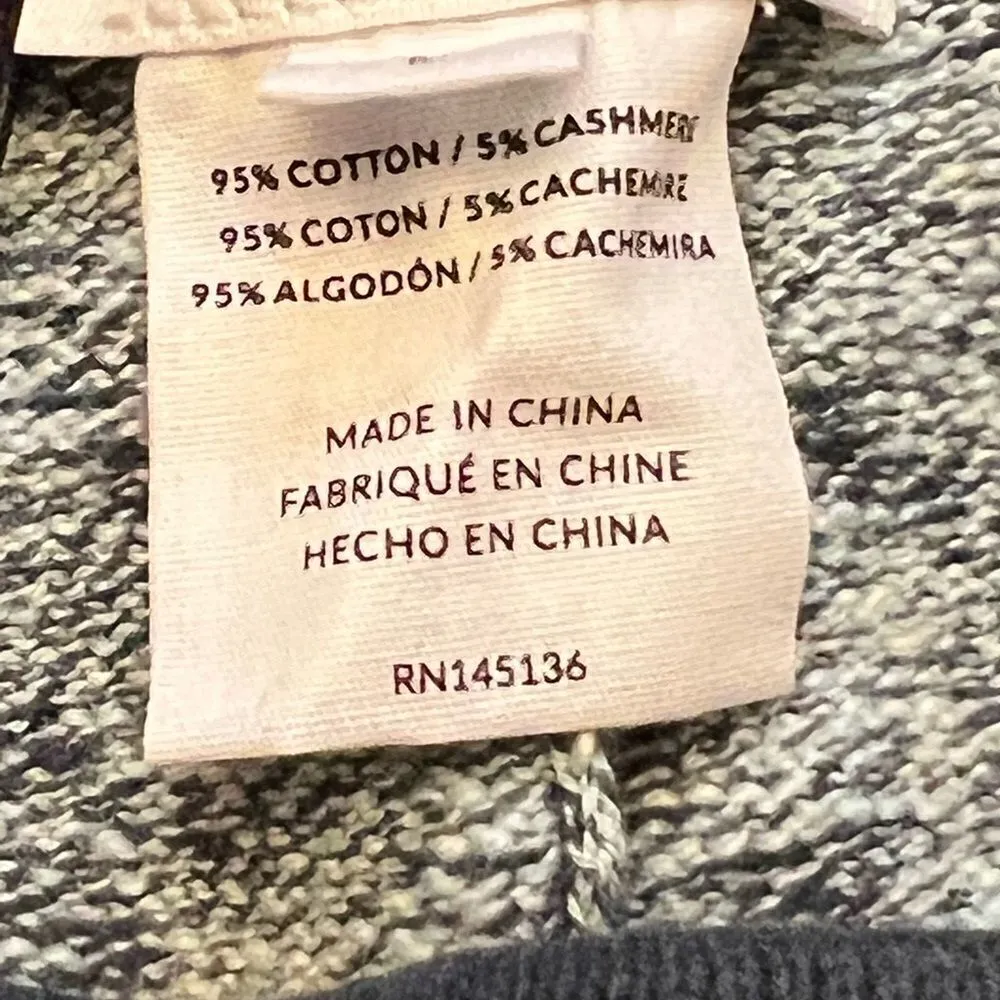 NAADAM high waisted bike shorts grey cotton cashmere blend size M Gray Size M - Image 8