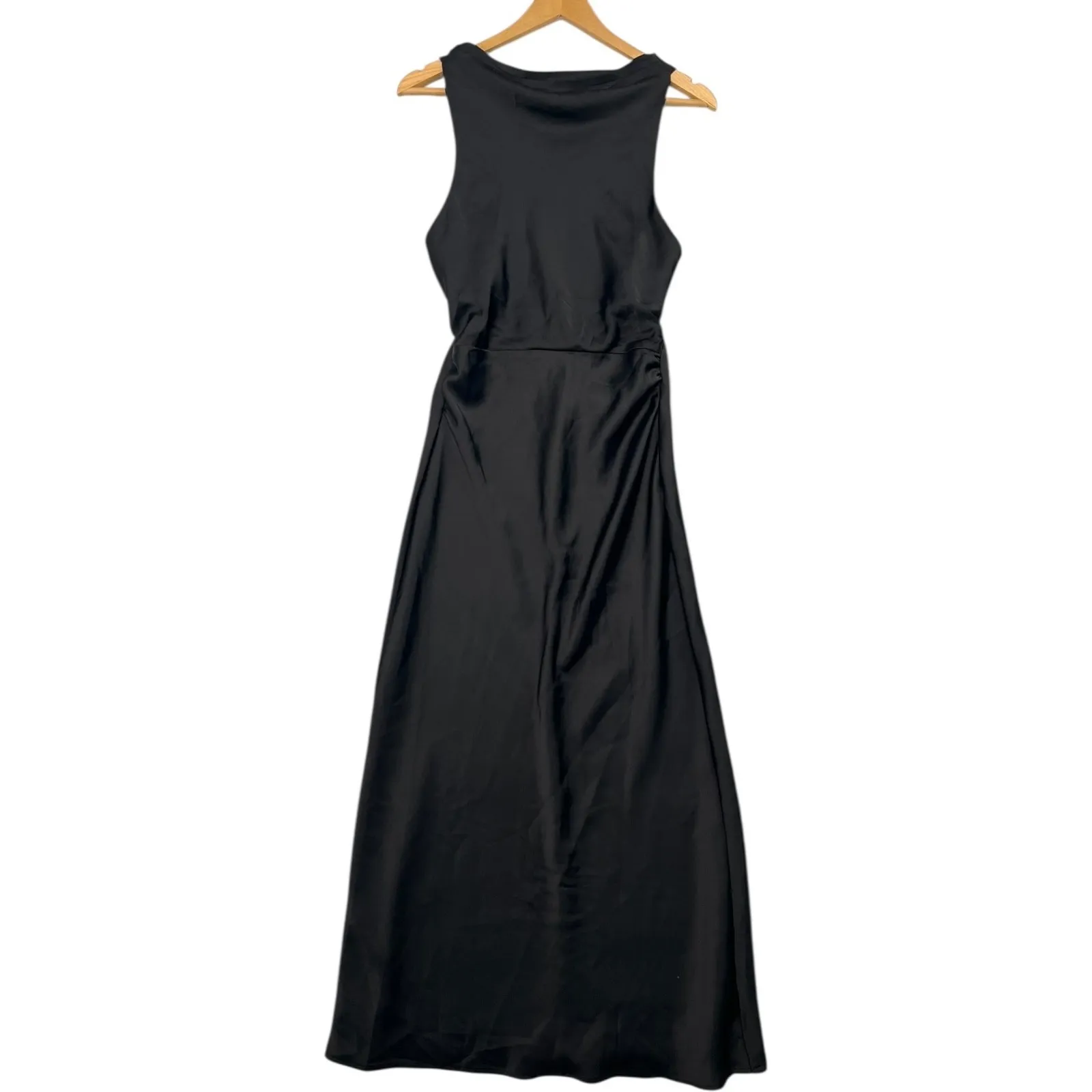 New Hello Molly Dress Womens Medium Black Maxi Evening Formal Elegant Prom Sexy - Image 12