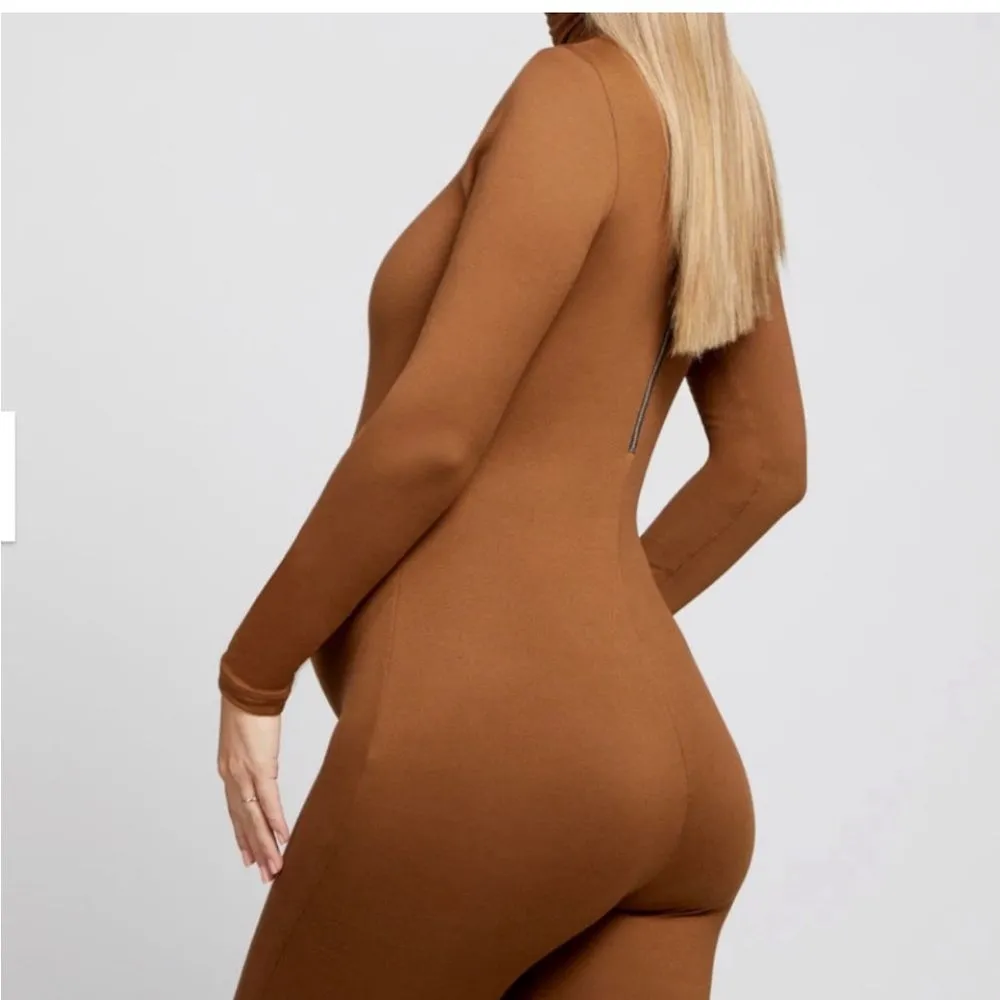 BUMPSUIT THE PENELOPE MATERNITY SIZE L Brown Size L - Image 4