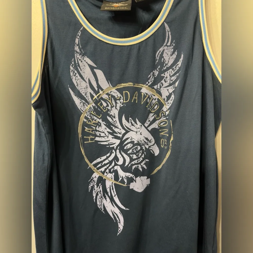 Harley Davison Women’s Size Large tank top - Image 4