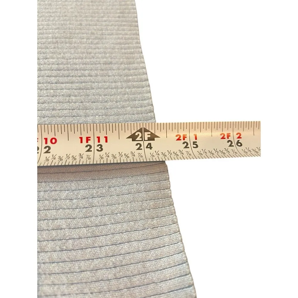 Old Navy Light Blue Ribbed Sweetheart Neckline Long Sleeve Sweater XXL NWT - Image 10