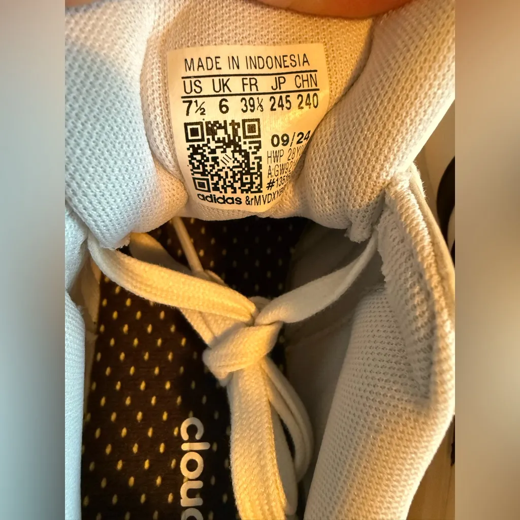 Adidas Women’s Grand Court 2.0 Black Stripe Sneaker - Image 8