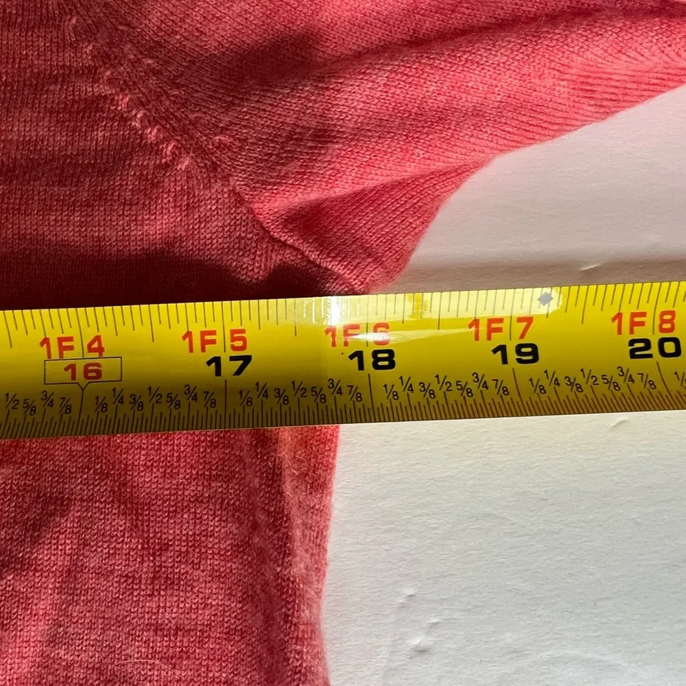 J Jill Merino Wool Tunic Sweater S 3/4 button sleeve office Capsule Minimalist - Image 6