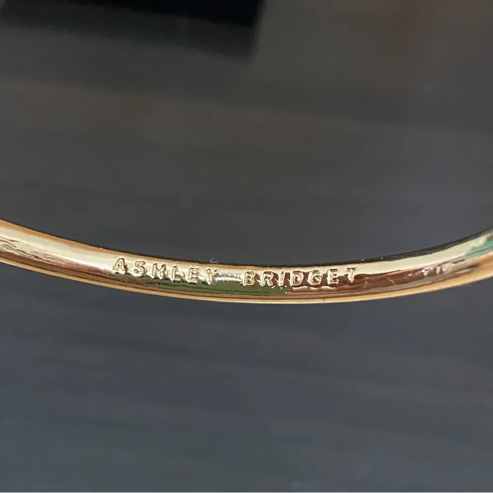 ASHLEY BRIDGET Gold-tone Guardian Angel Charm Hinge Bracelet - Image 12