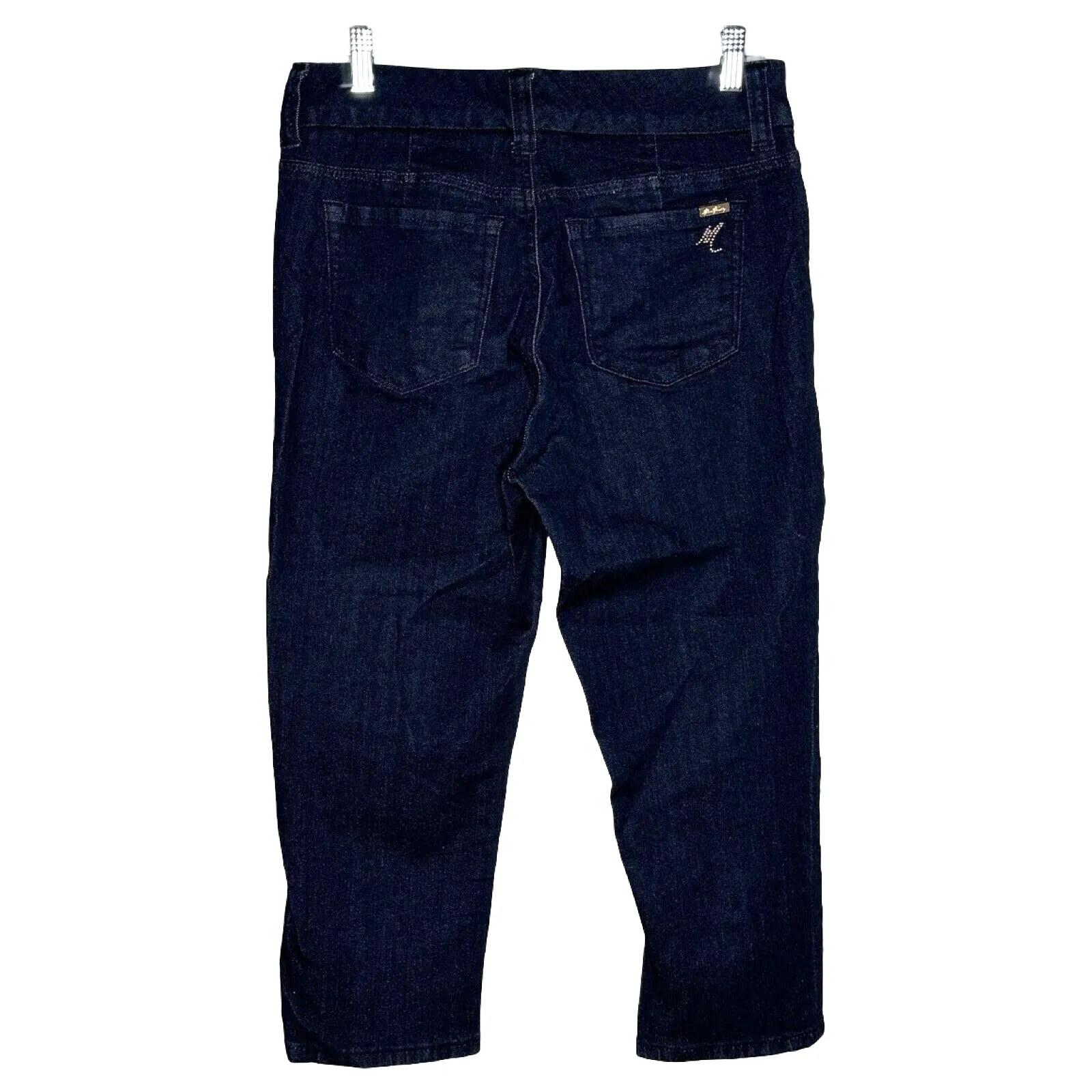 Melissa McCarthy x Seven 7 Jeans Womens 8 Blue Crop Jean Skinny Dark Wash Casual - Image 2