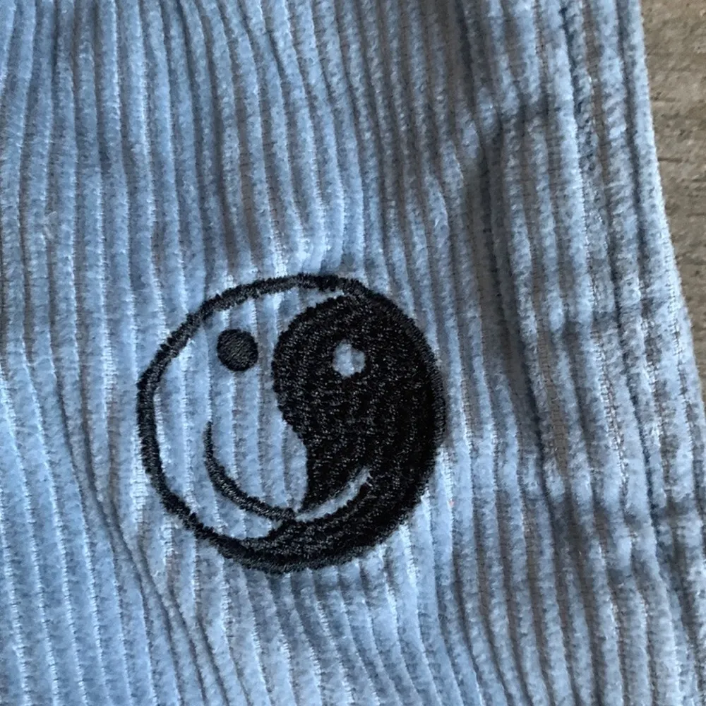 yin Yang corduroy pants elastic waist band - Image 4