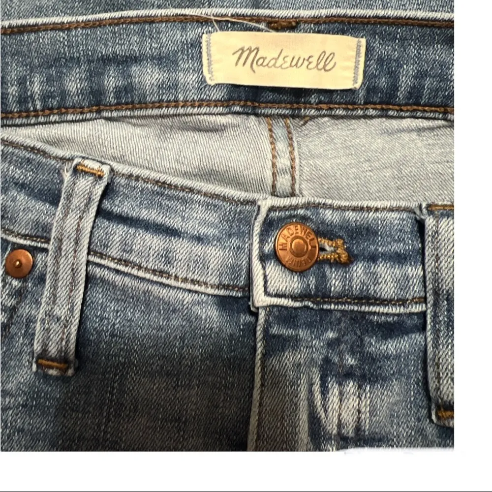 Madewell Jeans 9" High Rise Skinny Pants Blue Medium Wash Size 30 - Image 4