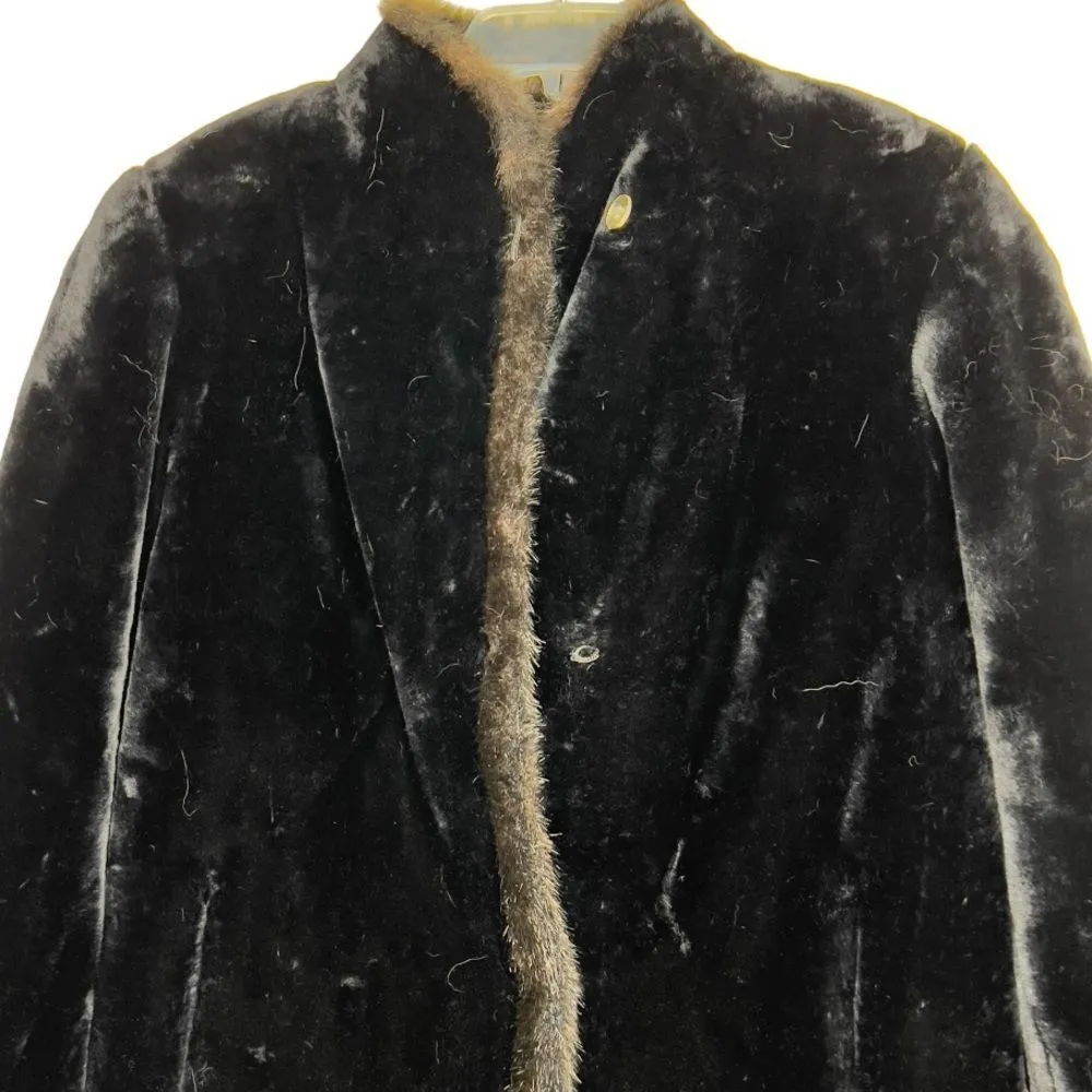 Vintage Style VI Ltd‎ Faux Fur Coat Size M - Image 2