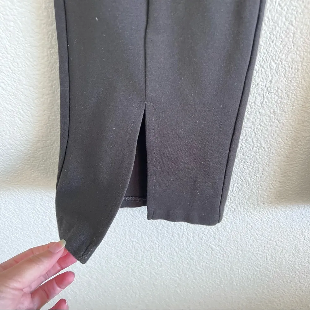 Leith Elastic Waist Front Ankle Slit Pant/Legging - Image 4