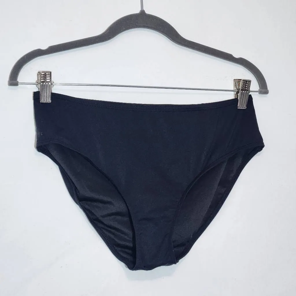 Tempt Me Colorful Print Tankini Swimsuit with Black Bottoms NWT Size Medium - Image 5