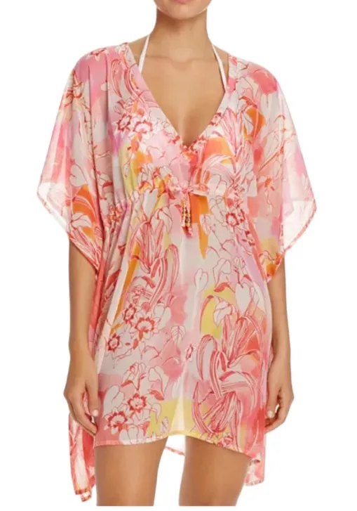 Echo🦎Striped Tunic Swim Cover - Image 2