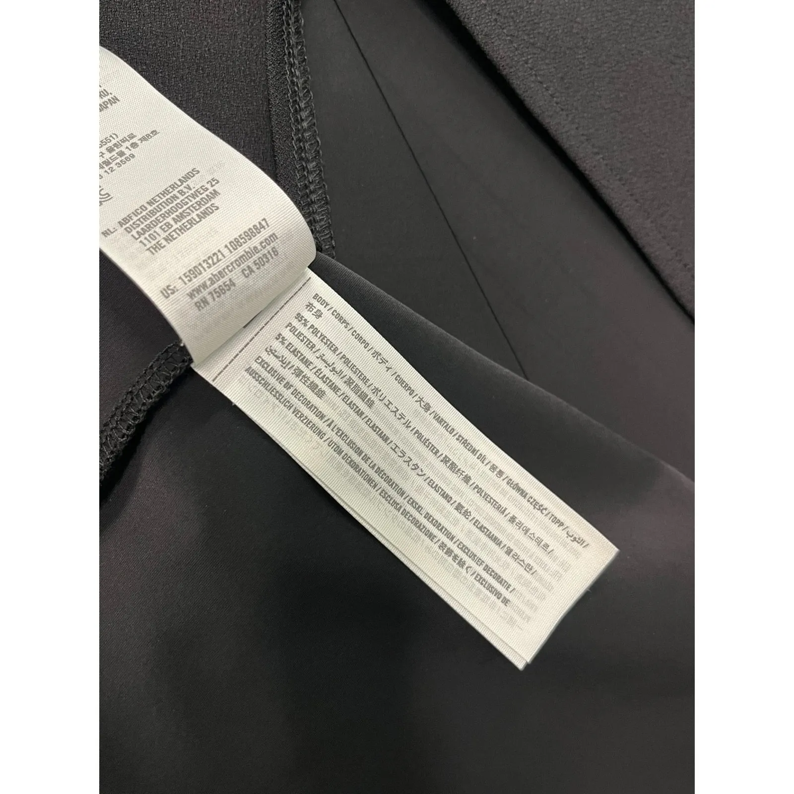 Abercrombie And Fitch Dress Womens Small Black Halter Knit Maxi Evening Formal - Image 8