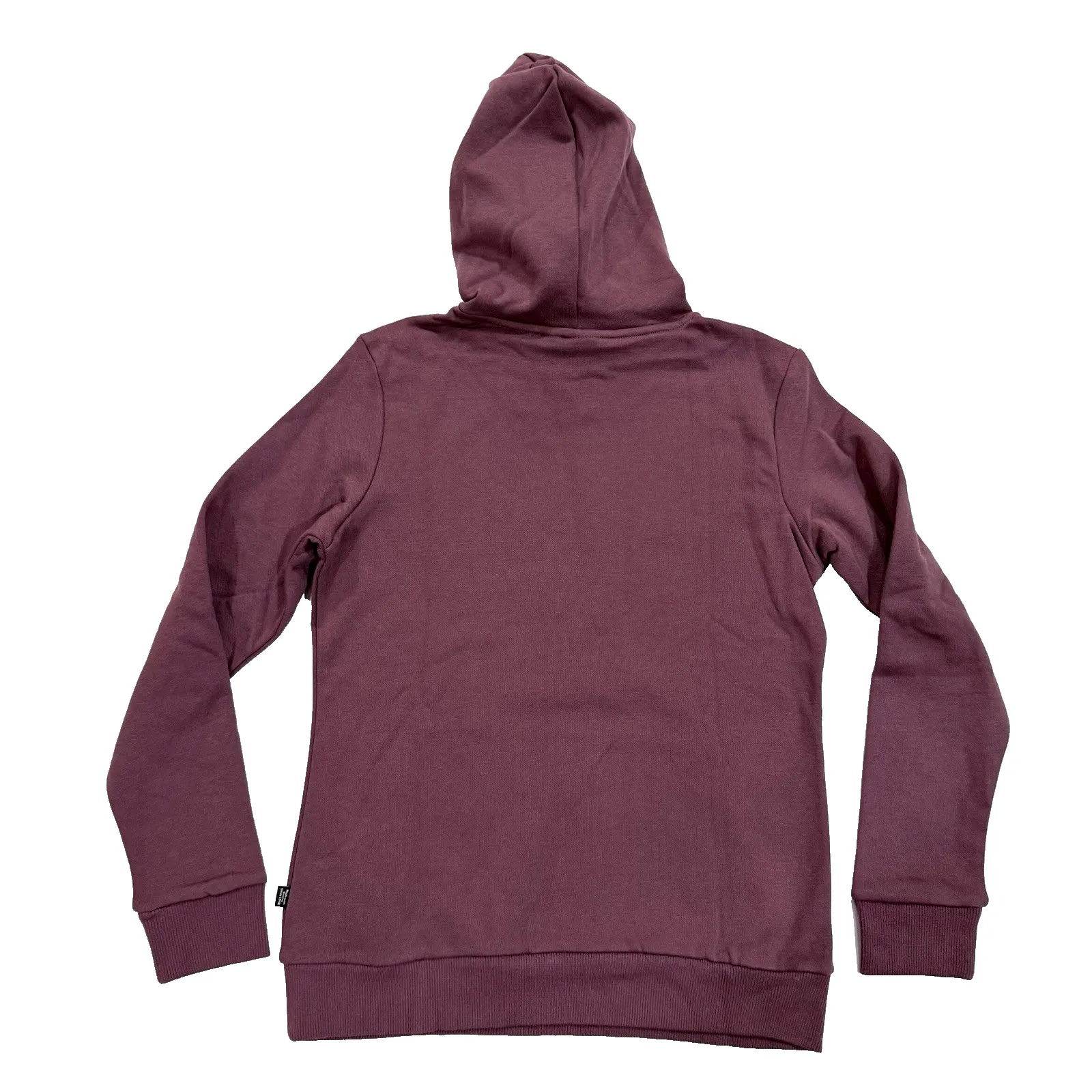 New Puma Hoodie Hooded Sweatshirt Women S Pullover Top Dusty Plum Embroidered - Image 5