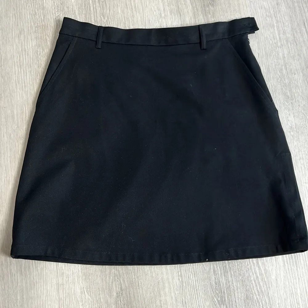 Weekend by Max Mara • cotton Stretch mini skirt with pockets size 10 Black - Image 8