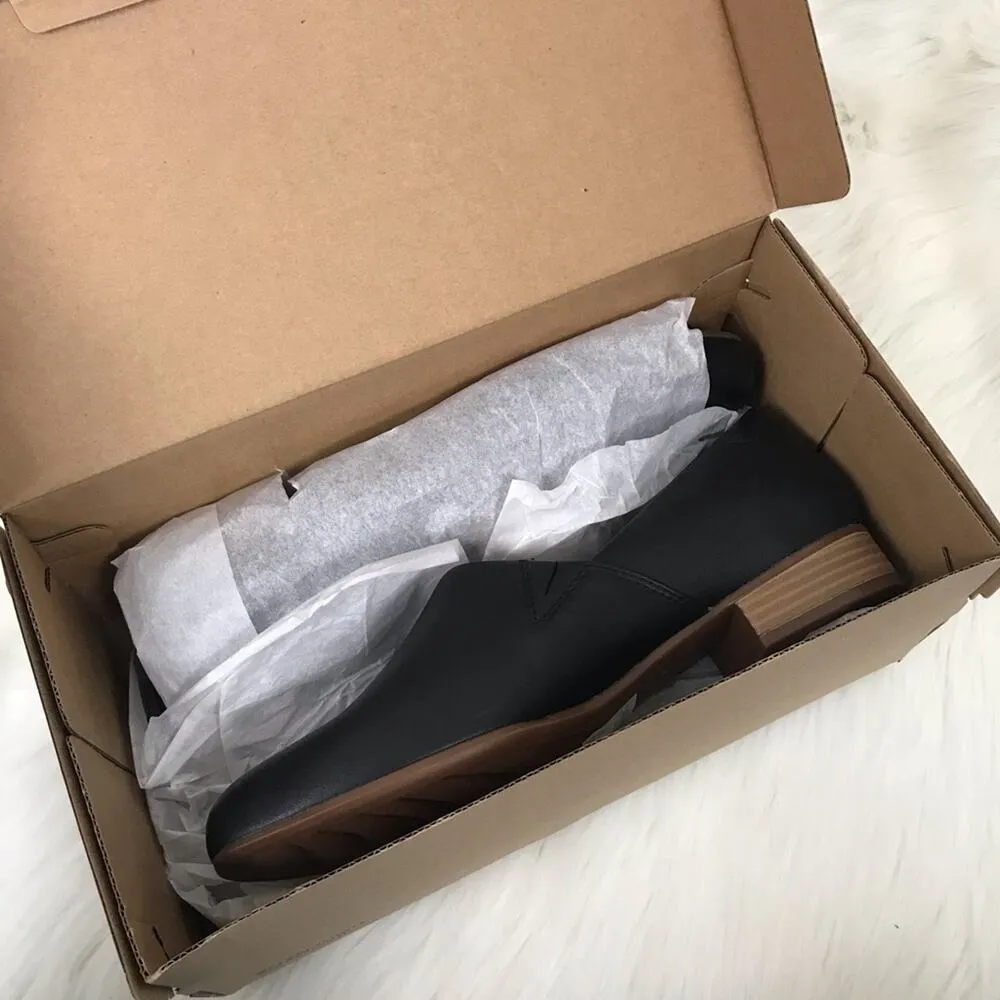 Clarks Collection By Clark’s NIB Juliet Palm Black Leather Slip On Loafers - Image 7