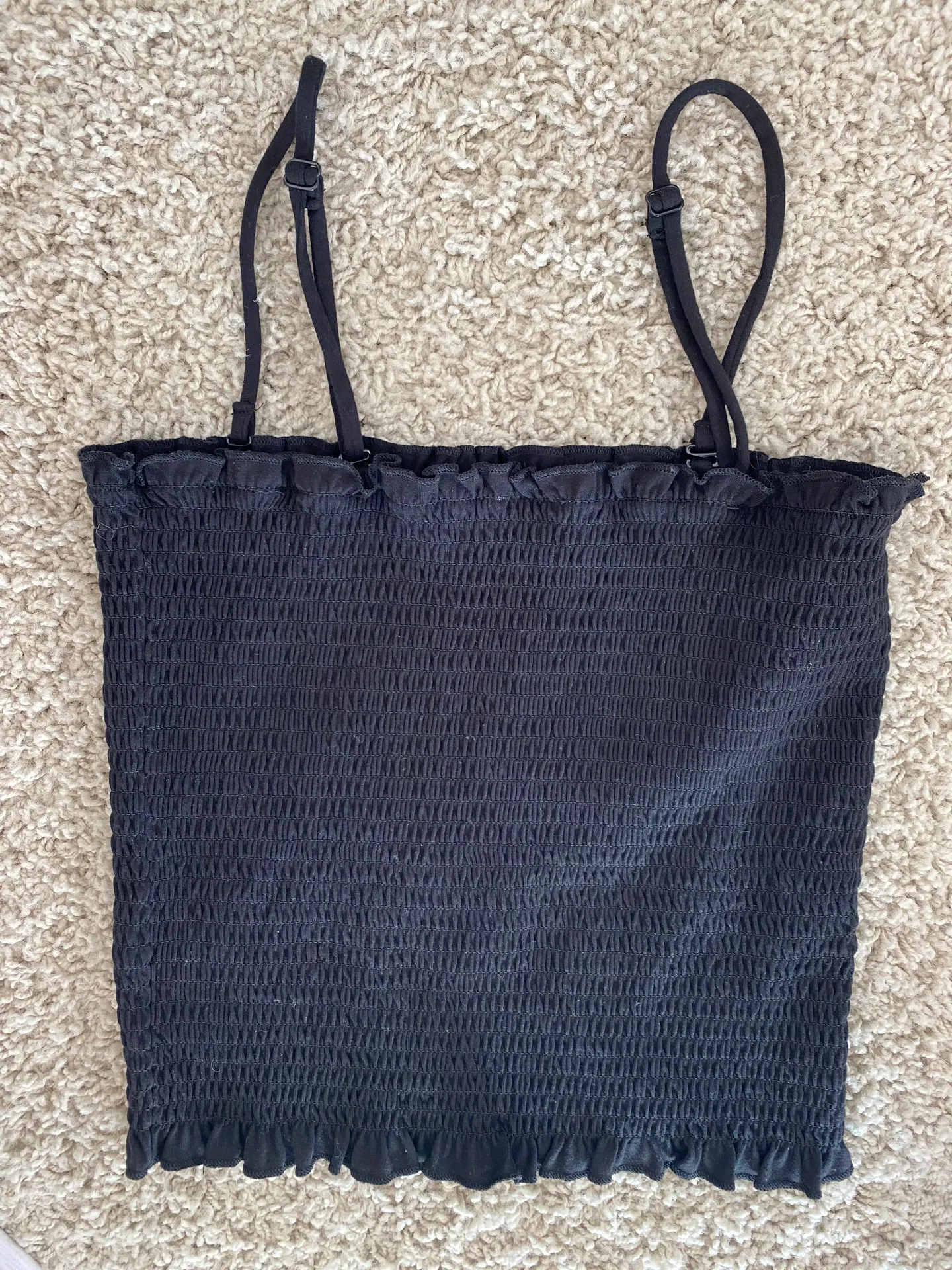 Others Follow Black Smocked Tank - Image 2