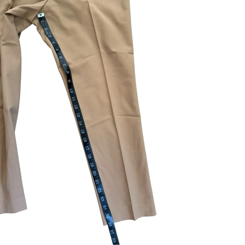 Talbots Hampshire Straight Leg Ankle Pants Office Work Professional Khaki 12P - Image 6