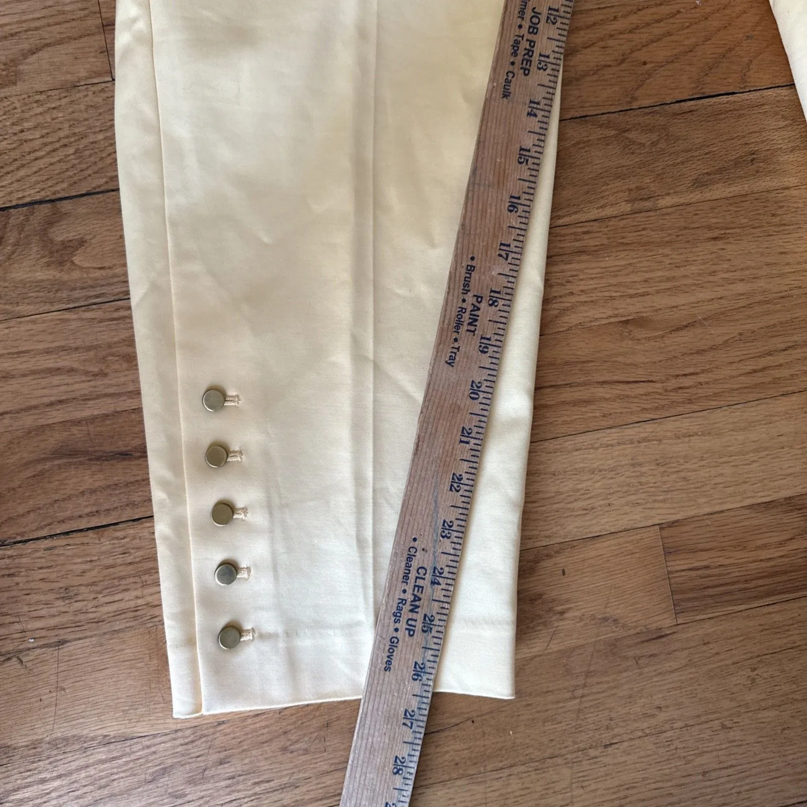 Talbots High Waist Hampshire Ankle Pants Womens 18W Petite Yellow Stretch New - Image 4