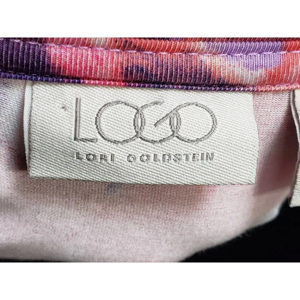 LOGO by Lori Goldstein Dress Women 2X Multicolor Midi Stretch Soft Knit Casual - Image 9