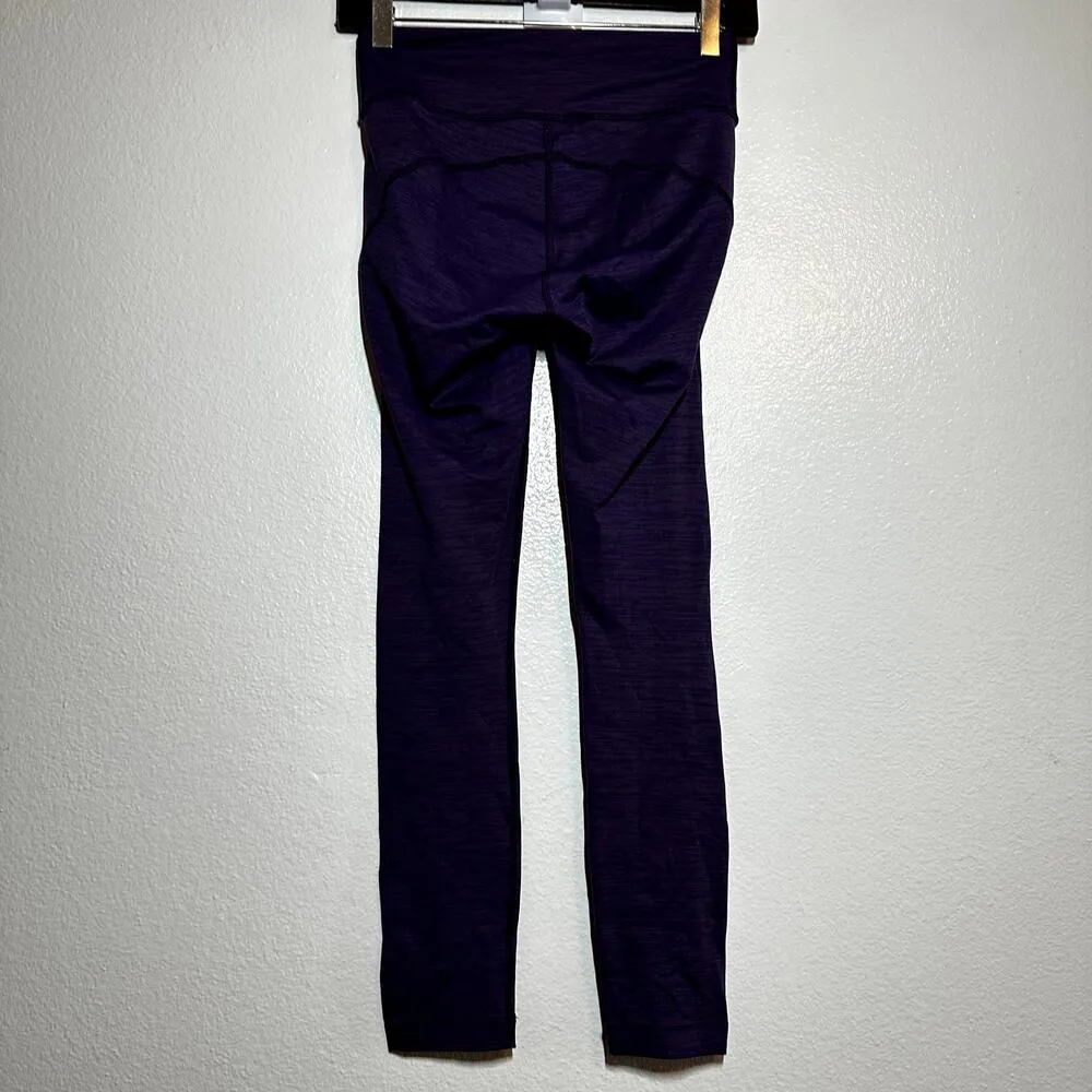 Outdoor Voices TechSweat Flex Leggings Elastic Waist Pull On Athletic Purple XS - Image 6