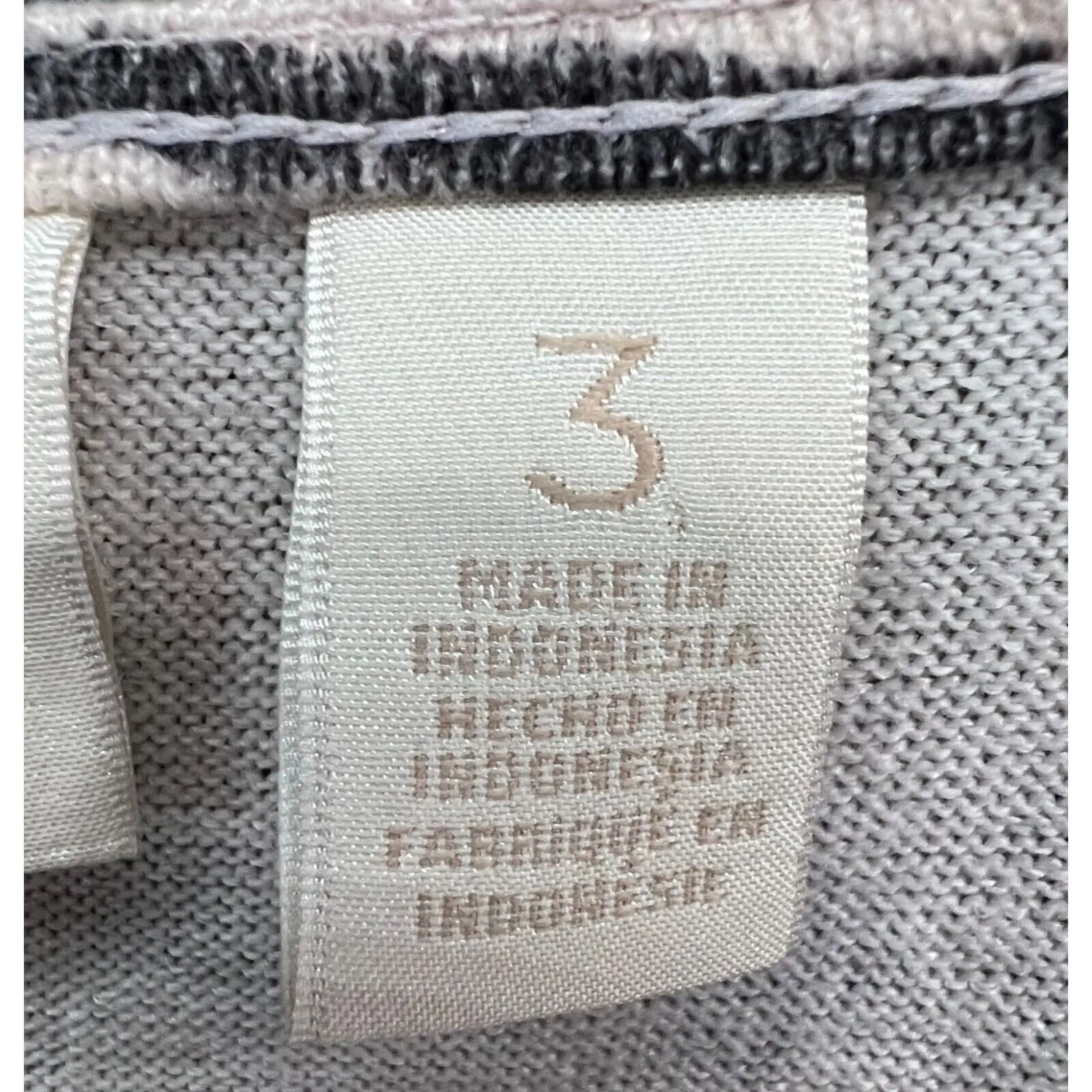 Chicos Top Womens XL Black Mauve Ombre Animal Print Blouse 3/4 Sleeve Stretch - Image 12