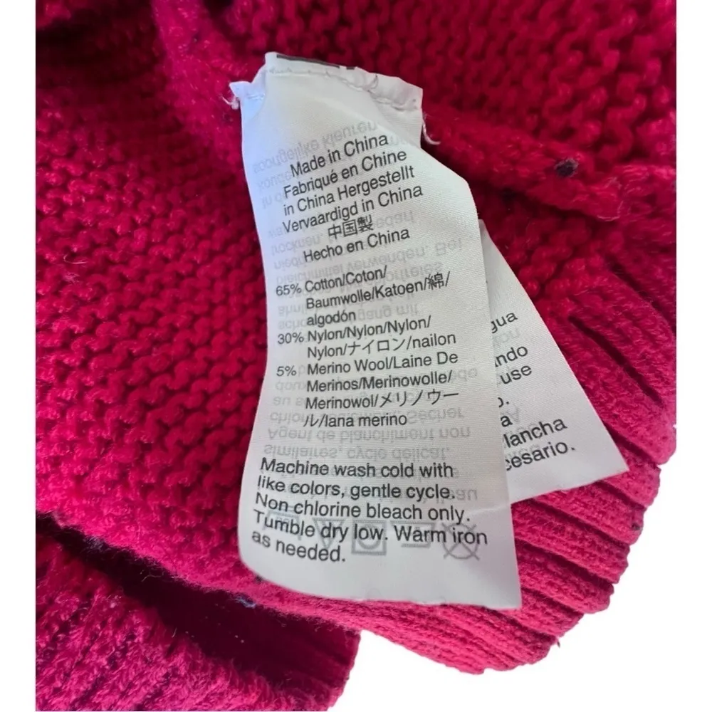 Women's  J.Crew Mercantile sweater light red merino mange long sleeve size XXS. - Image 8