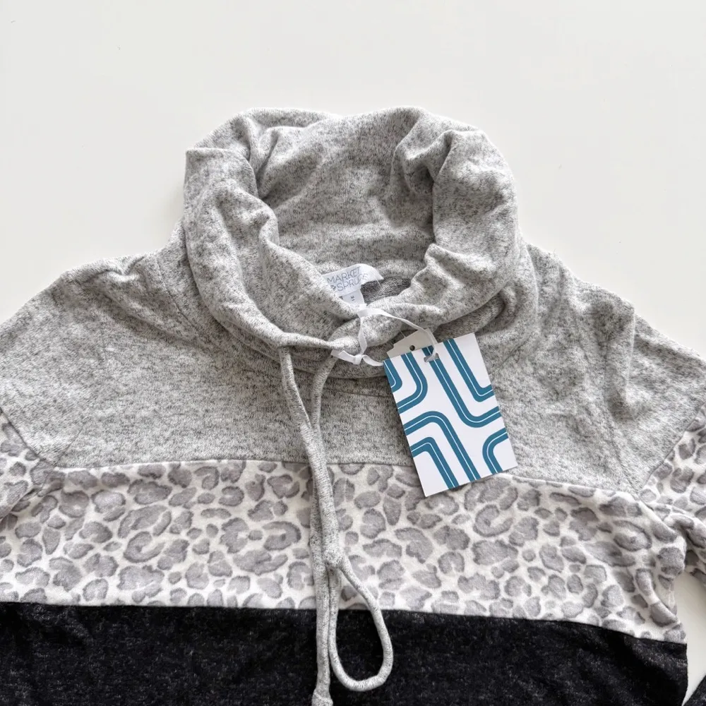 Market & Spruce Poplar Cowl Neck Knit Top - Image 4