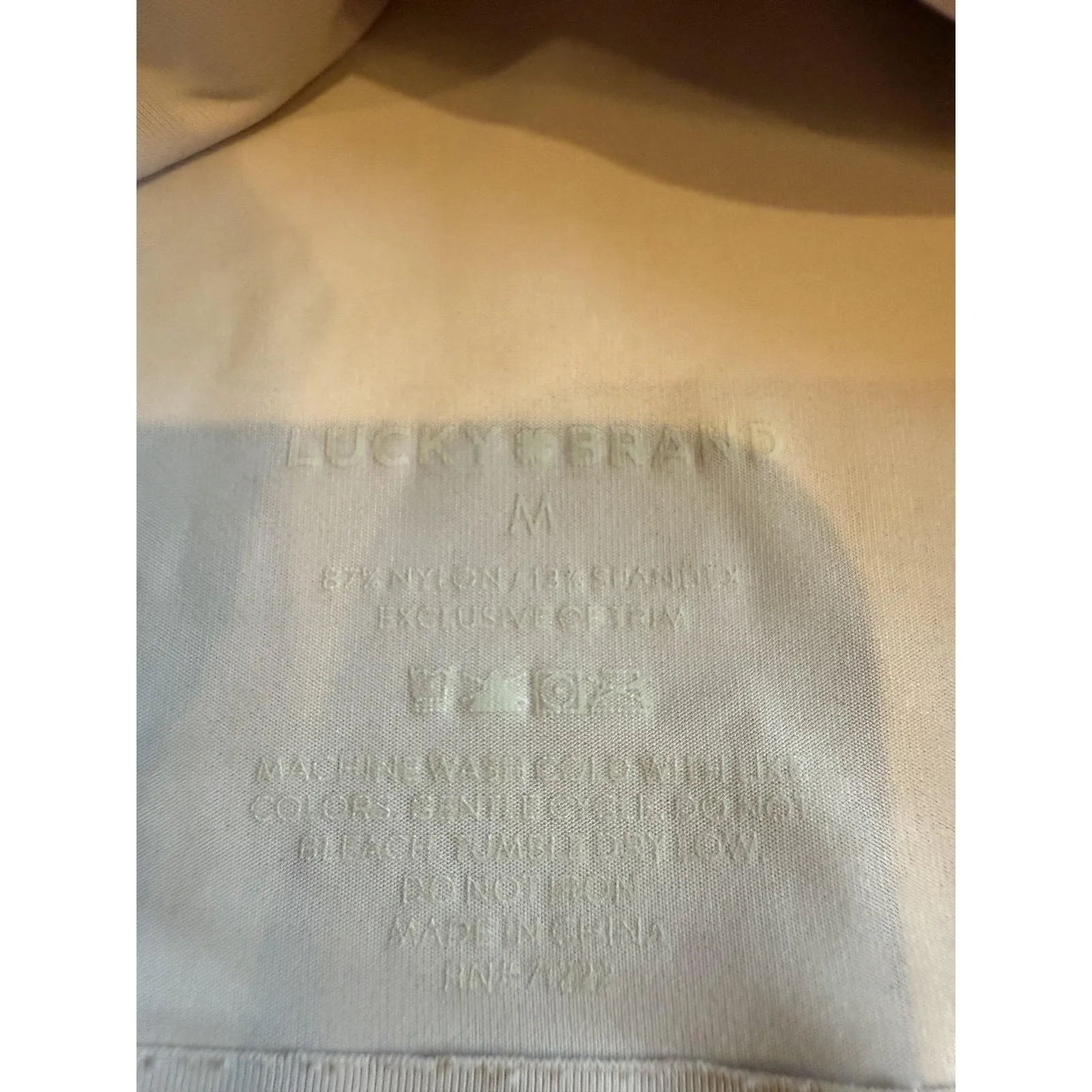 Lucky Brand Warner's Bras Womens Medium Beige White Wireless Lot of 2 RM3911 - Image 3