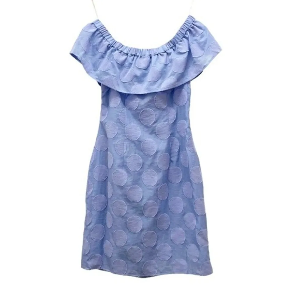 NWT Sail to Sable Hydrangea Jacquard Dot Off Shoulder Dress Women’s Size XS New - Image 3