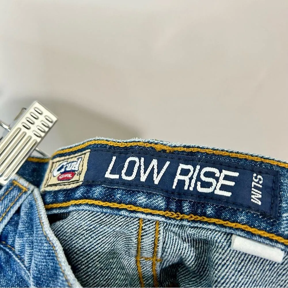 Cruel Girl Women’s Low Rise Slim Rocky Jean Medium Blue Size 19 Regular NWT - Image 4