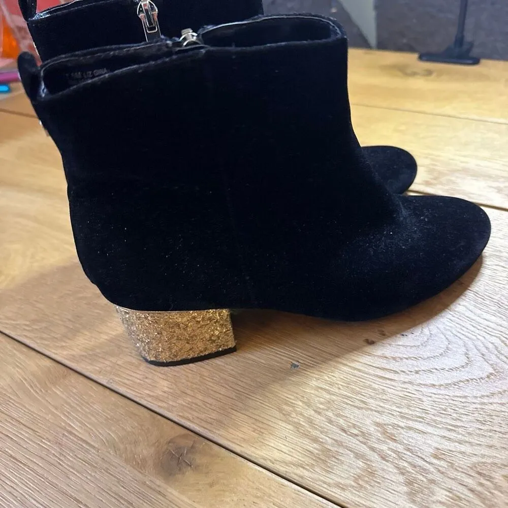 NWOT Liz Claiborne Gina Glitter ankle boots 7.5 - Image 8