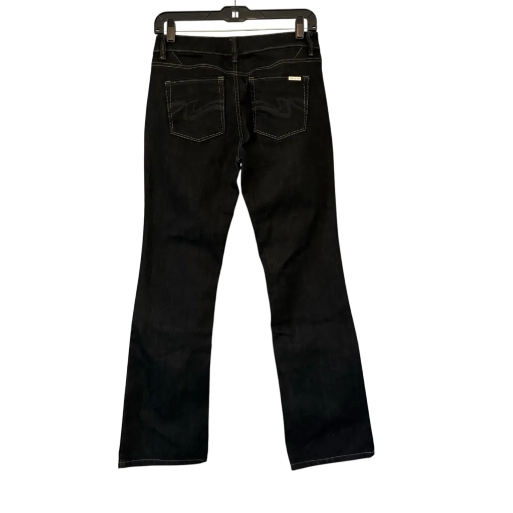 NWT, White House Black Market The Original Black Bootcut Blanc Denim, Sz 2 Short - Image 4