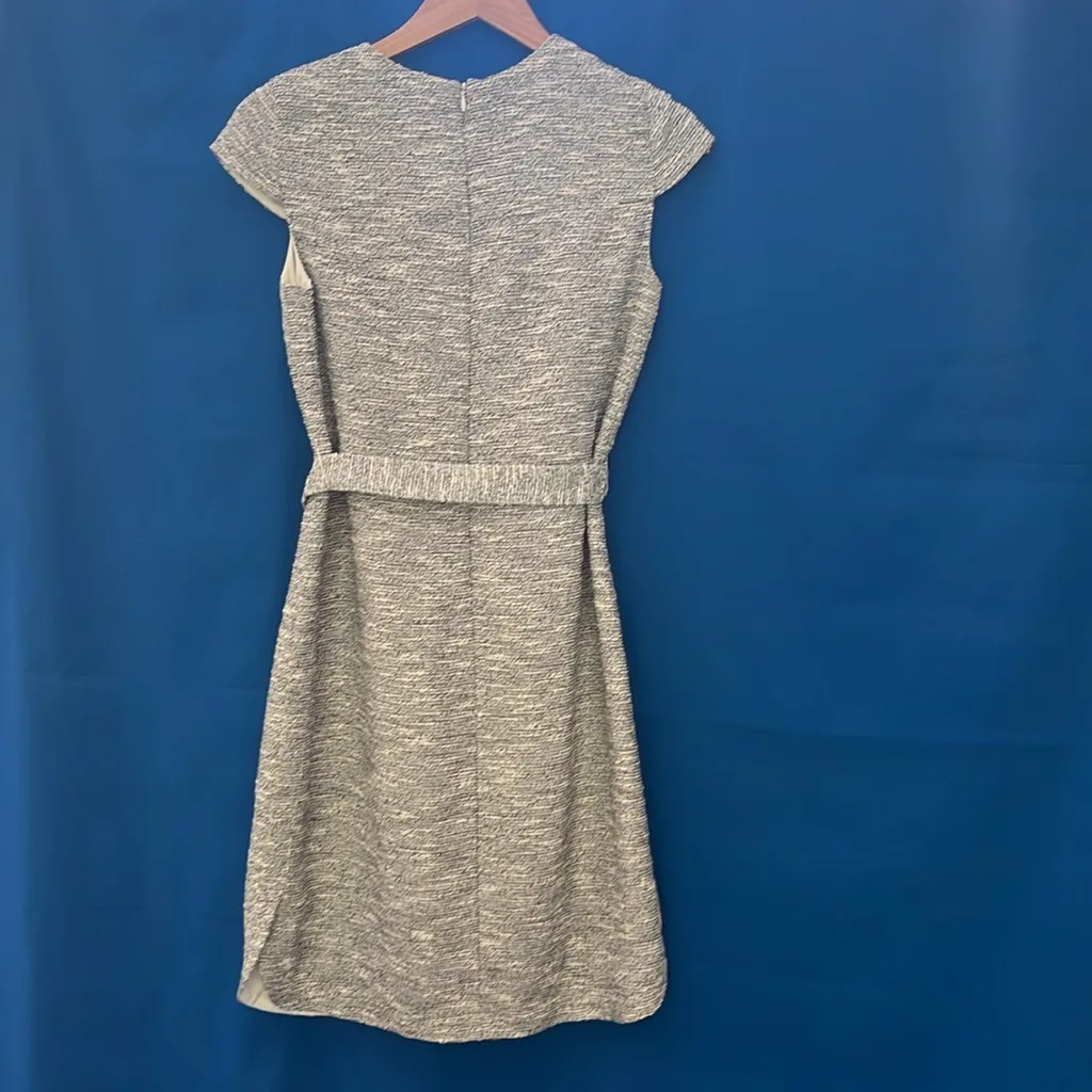 J. Crew Gray Textured Dress - Image 3