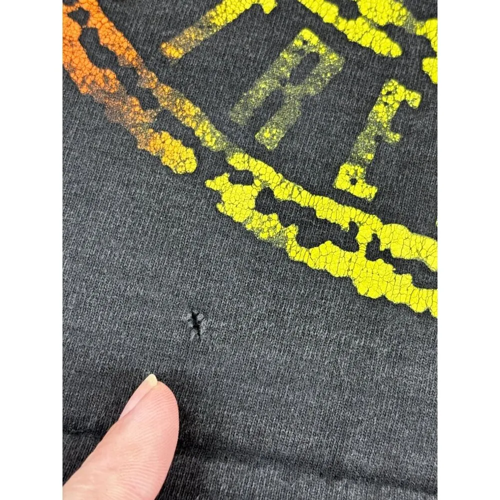 Vtg L.A. Gear Street Gym Black Crop Long Sleeve T - Image 5