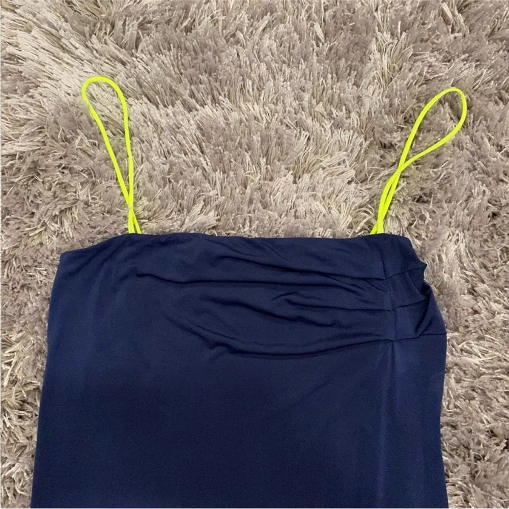 Le Superbe Entourage Midi Slipdress Blue Size M - Image 4