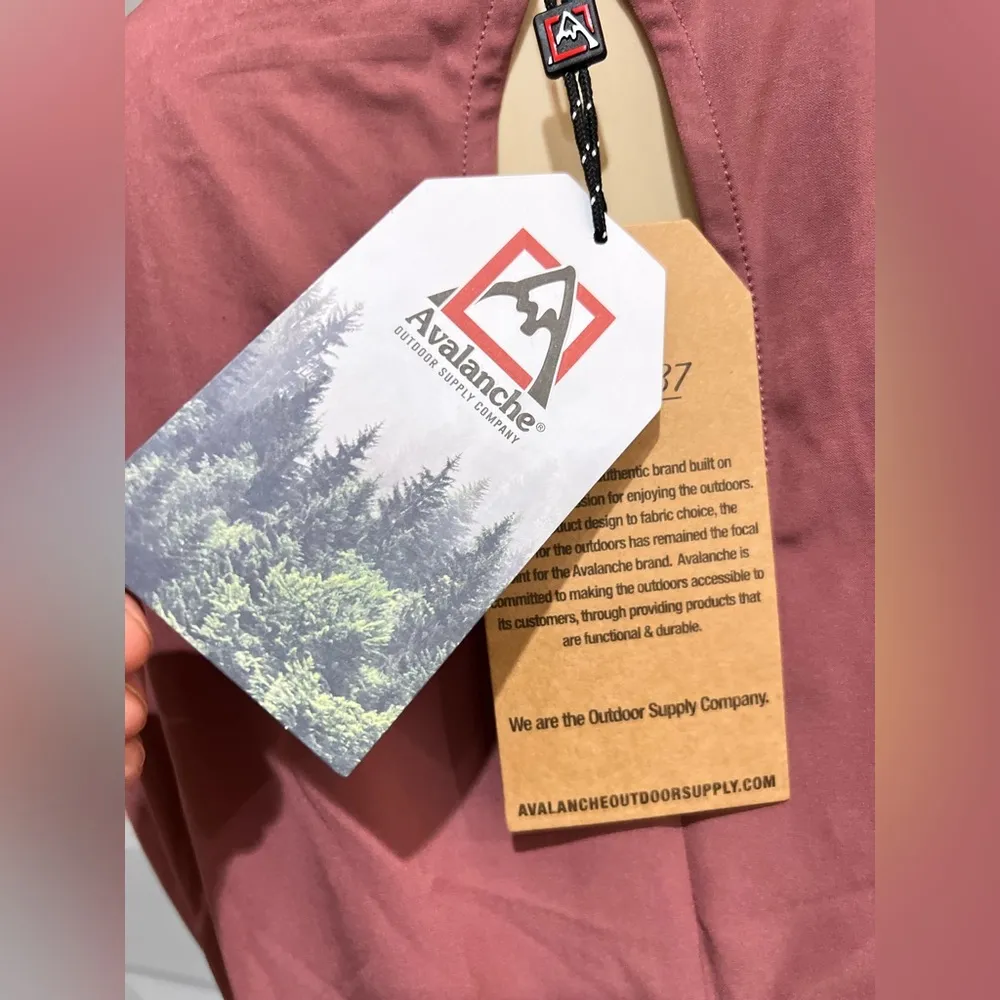 Avalanche Women's Drawstring Waist Short Sleeve Woven Dress With Pockets size L - Image 11