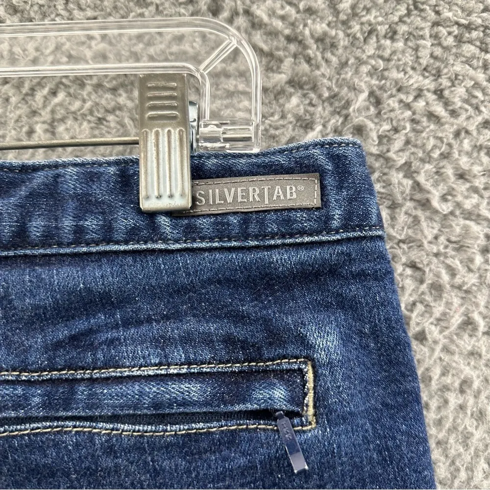 Vintage Levi's SilverTab Mid Rise Bootcut Jeans Dark Wash‎ Women's 11 x 31 - Image 6