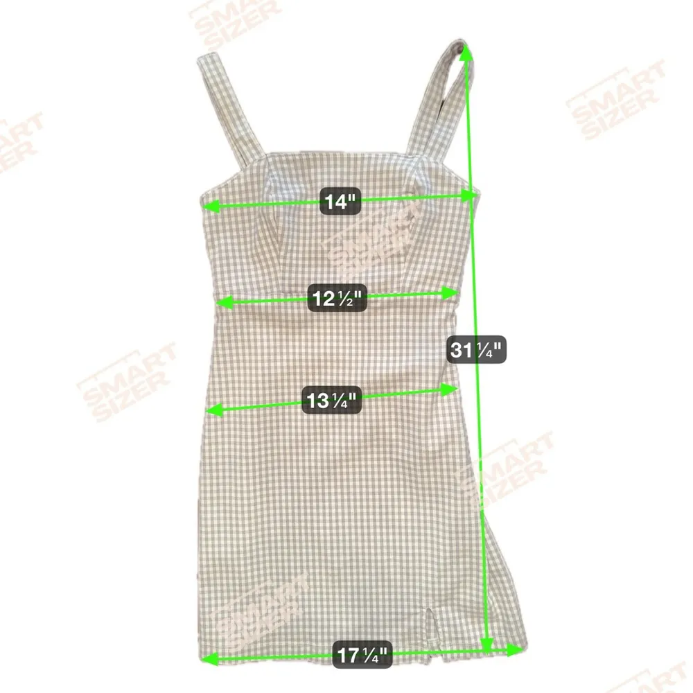 Hollister XS Lavender and White Gingham Dress - Image 15