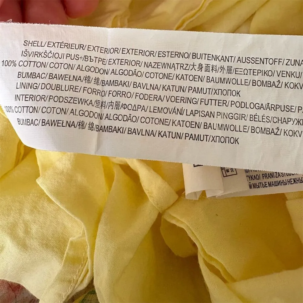 MINKPINK Women's Pale Yellow Halter Neck Midi Cotton Dress Size S - Image 7