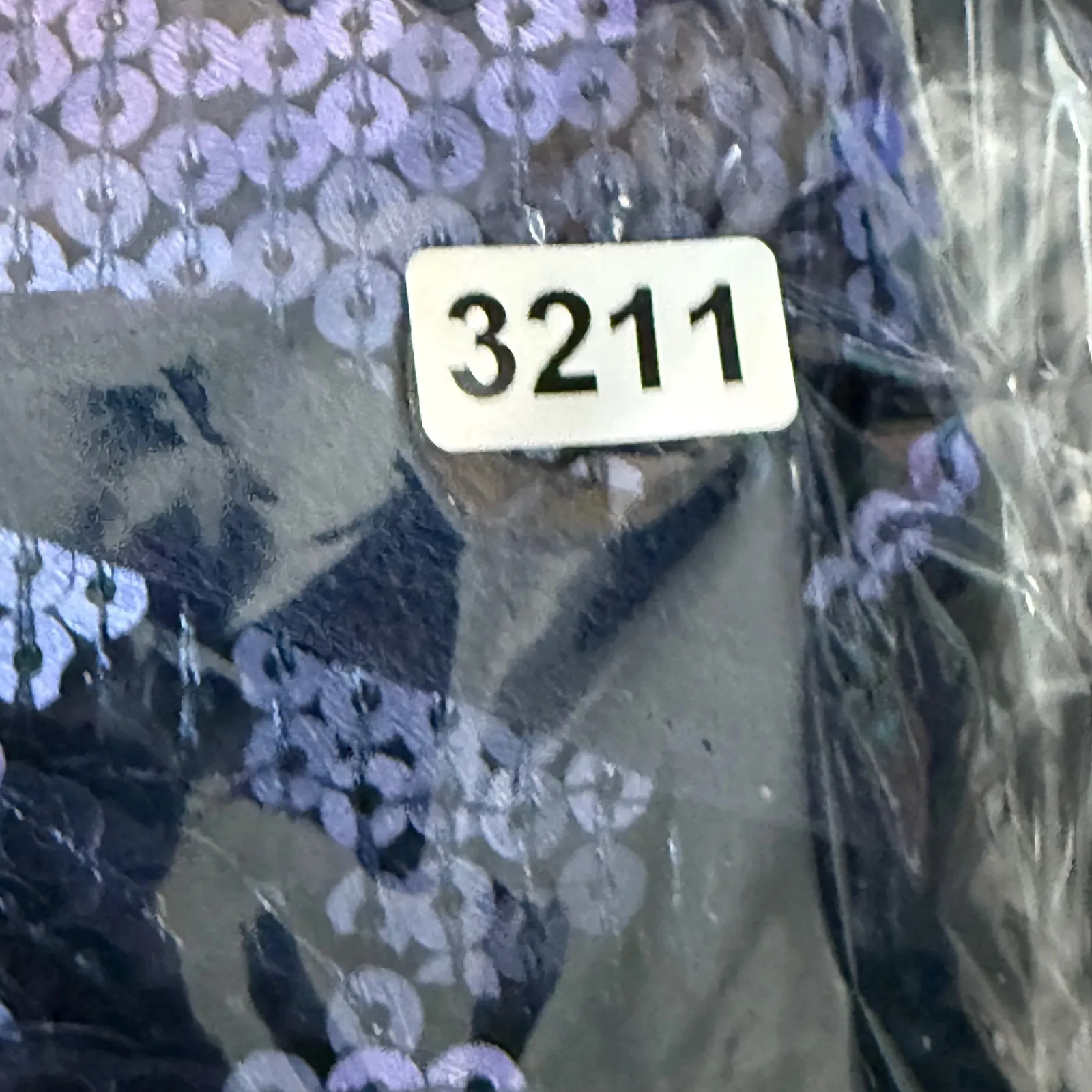 Free People Sequin Top Party Blouse Sparkly‎ Navy Blue Short Sleeve XS READ - Image 12